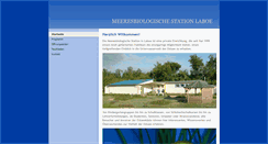 Desktop Screenshot of meeresbiologie-laboe.de